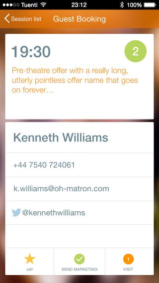 Responsive HTML5 prototype for b2c booking site -